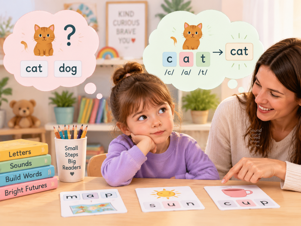 Why children guess in phonics games and how to correct guessing habits with phonics practice